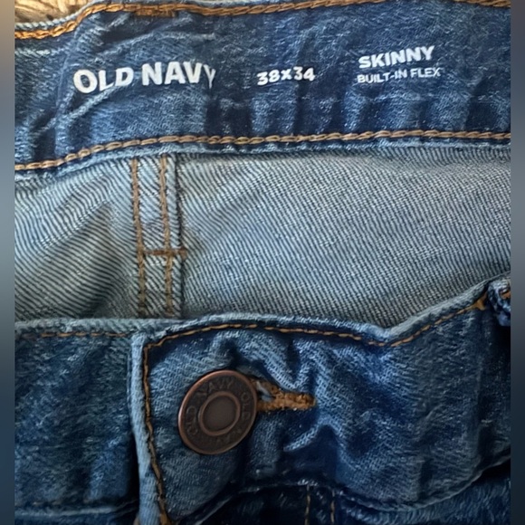 Old Navy Built-In Flex stretch skinny jeans Men's Size 38 X 34 - Picture 3 of 4